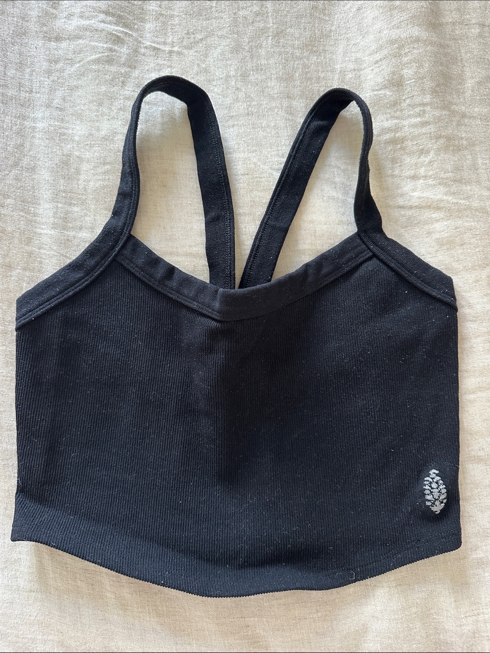 FP Movement by Free People Black All Clear Solid Cami